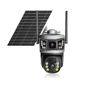 Caméra de sécurité solaire CMOS 4MP, vision nocturne, suivi de mouvement humain, stockage sur carte SD, application intelligente <span class=keywords><strong>V380</strong></span>, 4G, aucune alimentation/réseau requis - Product Image 2
