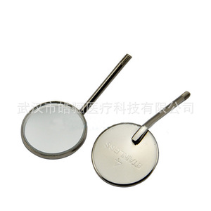 กระจกทันตกรรมสแตนเลส 304 เลนส์แบบแบน ด้ามจับถอดออกได้ เครื่องมือตรวจช่องปาก - Product Image 2