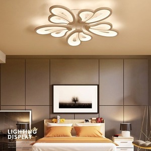 Luce da soffitto a LED stile moderno europeo semplice arte creativa fiore facile pendente pendente cordico - Product Image 3