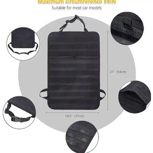 Tactical Molle <b>Car</b> Seat Back Organizer with 4 Detachable Pouches Universal Vehicle Panel Organizer <b>Storage</b> <b>Bag</b> - Product Image 6