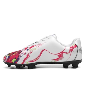 Chaussures de football personnalisées, crampons de <span class=keywords><strong>rugby</strong></span>, chaussures d'entraînement respirantes, légères, antidérapantes pour hommes et femmes, fabrication OEM - Product Image 2