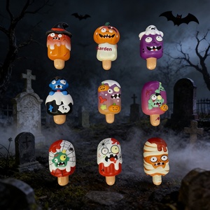 Jouet anti-stress en mousse PU à rebond lent, best-seller transfrontalier, en forme de crème glacée d'Halloween, pour la coordination œil-main des enfants - Product Image 3