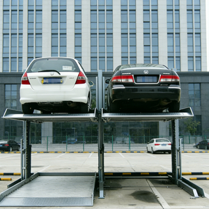 Équipement de stationnement vertical à <span class=keywords><strong>double</strong></span> niveau pour <span class=keywords><strong>garage</strong></span>, élévateur de stationnement hydraulique indépendant à deux poteaux, marque Tabitha - Product Image 6