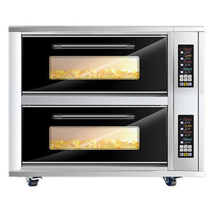 Machine de cuisson professionnelle, four électrique à <span class=keywords><strong>gaz</strong></span>, 2 plateaux, 4 plateaux, équipement de boulangerie, four, pour pain, gâteaux - Product Image 1