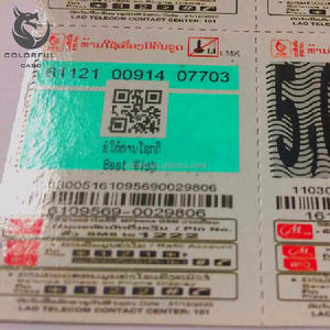 Tarjeta Rasca y Gana Personalizada de Alta Calidad, Recién Llegada, con Acabado Brillante, Hecha de Papel de Arte y Recubierto, para Uso Comercial - Product Image 3