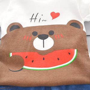 เสื้อผ้าเด็กขายส่ง กางเกง เสื้อการ์ตูน เสื้อผ้าเด็กผู้ชายวัยรุ่น ชุดเสื้อผ้าสองชิ้น - Product Image 3