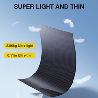 Panel surya fleksibel energi hijau, 240w 250 w untuk ransel balkon RV, Rumah & luar ruangan, 240 250 watt