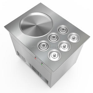 <span class=keywords><strong>Yaourt</strong></span> frit de machine de crème glacée de la Chine faisant le prix bas de dispositif avec 6 réservoirs - Product Image 2