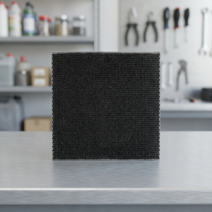 Eco Friendly Black <b>Rubber</b> Condor Mat 40x60cm Durable Anti Slip Design Easy to Clean Kitchen Bathroom Living Room 1cm Thick - Product Image 2