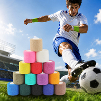 Bande adhésive antidérapante pour chaussettes de football, pour les joueurs de football et la stabilité des protège-tibias