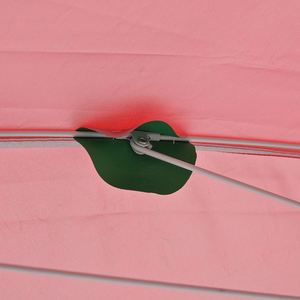 Sombrilla de Playa y Piscina con Revestimiento UV Plateado, Resistente al Viento, de 1.3 m, Color Liso, con Poste Metálico Ajustable - Product Image 3