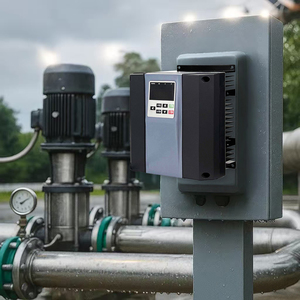 อินเวอร์เตอร์ 3 เฟส 1.5 กิโลวัตต์ 380 โวลต์ สำหรับปั๊มน้ำ พร้อมระบบควบคุม Modbus สำหรับระบบจ่ายน้ำ PDES ดีไซน์กันน้ำ IP65 - Product Image 4