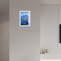 Pros 7 "WiFi cadre photo numérique montable au mur électronique intelligent cadres photo télécommande 1080P vidéo musique calendrier horloge