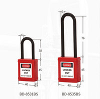 Cadenas de Sécurité Industriel, Dispositif de Consignation, Câble de Sécurité, Verrou de Valve, Morceau de Consignation, Cadenas en Nylon, Procédure de Condamnation et d'Identification, Acier Inoxydable