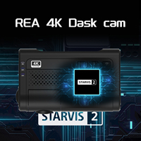 Enregistreur vidéo de voiture exclusif 4K UHD à double objectif WDR, enregistrement en boucle 3 canaux, DVR WiFi, caméra de tableau de bord avant, arrière et intérieure, super caméra de tableau de bord