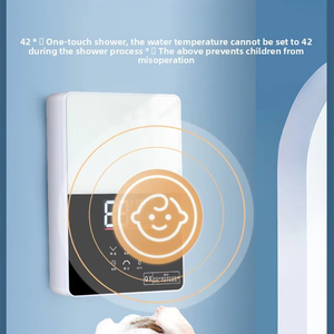 Chauffe-eau électrique mural instantané 5500W pour maisons de <span class=keywords><strong>location</strong></span>, chantiers de construction, petit <span class=keywords><strong>chauffage</strong></span> rapide, douche thermostatique - Product Image 5