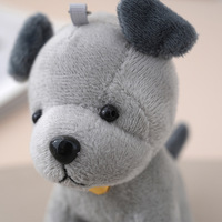 Peluche mignonne de loup-garou de dessin animé, pendentif de chien loup, sac à dos, sac de voiture, porte-clés, décoration, cadeau pour enfant, peluche douce, porte-clés
