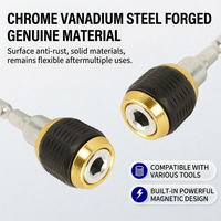 Barre d'extension à dégagement rapide et autobloquante avec poignée hexagonale de 60 mm pour perceuse électrique, rallonge de tige de changement rapide pour embouts
