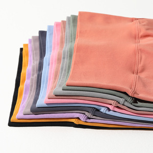 SHINBENE 8 "da donna senza cuciture fino al ginocchio a vita alta da Fitness con scricchiolatura da corsa per Yoga pantaloncini - Product Image 2