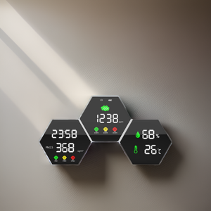 Cảm Biến Chất Lượng Không Khí Gắn Tường WIFI Máy Phân Tích Co2 Co2 Máy Đo Co2 Máy Đo Khí Thông Minh Mẫu Mới Đang Giảm Giá Mạnh - Product Image 3