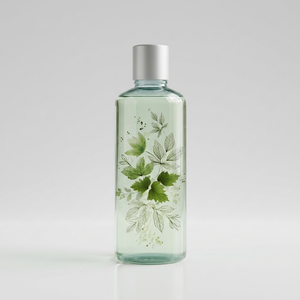 แชมพูสมุนไพร ขวดล้างผมลายใบไม้สีเขียว บรรจุภัณฑ์ฉลากส่วนตัวแบบกำหนดเอง ขายส่ง - Product Image 4