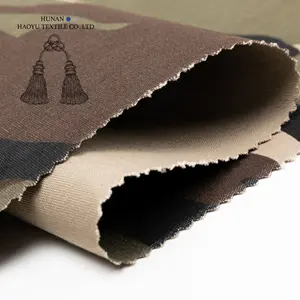 HaoYu Textile High quality woven polyester cotton/poly cotton water repellent camouflage fabric for uniform outdoor wear cloth