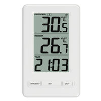 FT0407 Thermomètre sans fil avec capteur de température extérieure à distance Horloge Calendrier Maison Jardin Utilisation