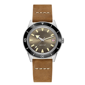 Degli uomini Della Vigilanza Water Resistant Orologio Da Polso Cinturino In Pelle, di Lusso In Acciaio Inox Orologio Automatico - Product Image 1