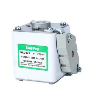 Saiffey SAD375 1000V Dc Auto Fuse 630A Ceramic Bolt Down EV Fuse Link