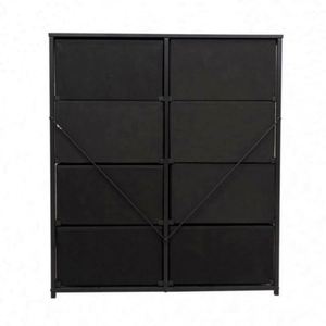 Commode autoportante moderne en tissu pour salon, durable, avec panneaux en MDF et acier inoxydable, en pin, disponible en plusieurs couleurs - Fournisseur en gros - Product Image 5