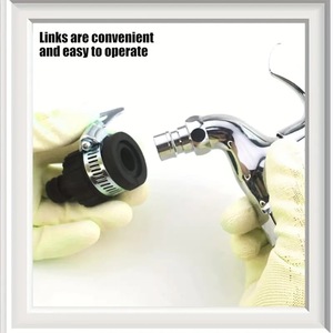 Conector universal de conexión rápida para tuberías de agua, conector de grifo de plástico para boquillas de botellas, conexión directa, diseño industrial - Product Image 2