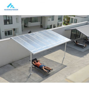 Toldo impermeable <span class=keywords><strong>de</strong></span> policarbonato <span class=keywords><strong>de</strong></span> 1,2mm <span class=keywords><strong>para</strong></span> balcón, <span class=keywords><strong>cubiertas</strong></span> <span class=keywords><strong>de</strong></span> aluminio <span class=keywords><strong>para</strong></span> Gazebo, Patio, sombra, terraza, vidrio <span class=keywords><strong>para</strong></span> presión exterior, naturaleza - Product Image 4