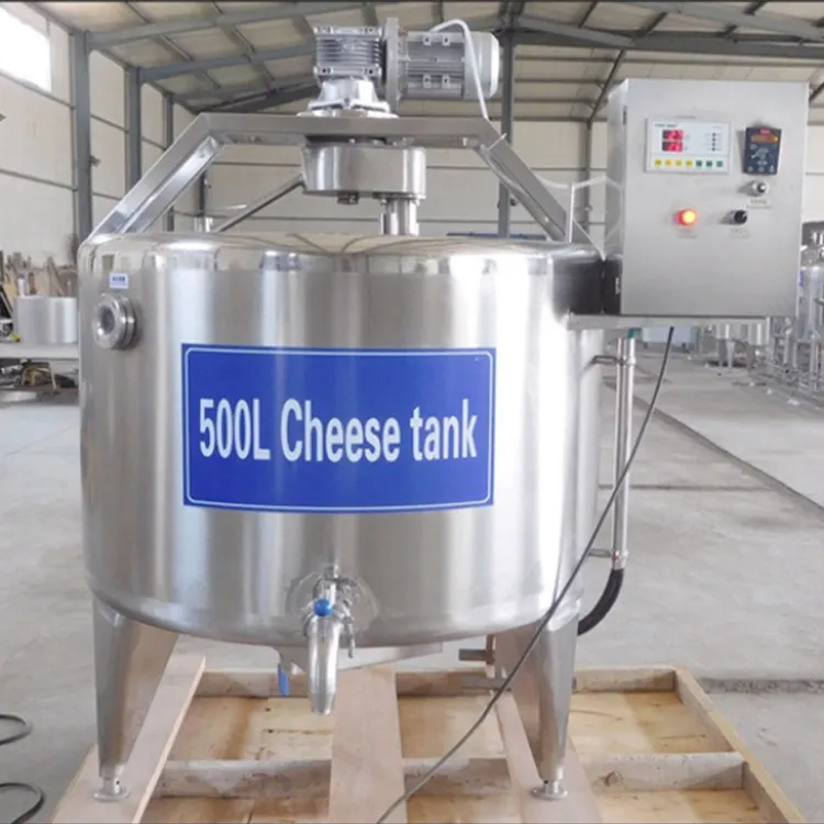 Totalmente Automático 300 Litros De Pequena Escala Queijo Vat Cheese Making Machine