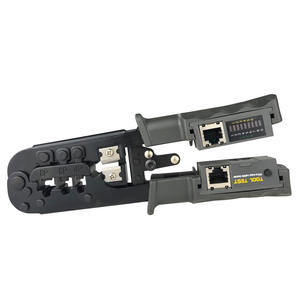 Oem Krimpgereedschap Met Strippersnijder En Kabeltester Crimper Voor 4/6/8 Pin, Rj11, Rj12, Rj45 Connectoren Voor Kabels (T5063) - Product Image 2