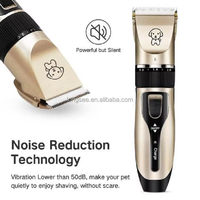 Tondeuse Électrique Sans Fil Professionnelle OEM à Lame Épaisse pour Poils d'Animaux, Rechargeable et Rapide, pour Toilettage de Chiens