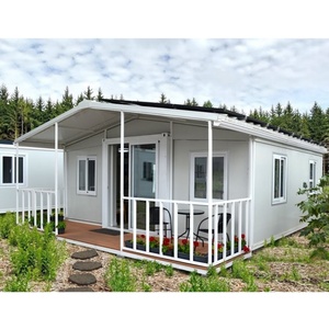 Piccolo moderno 4 camere da letto bungalow <span class=keywords><strong>in</strong></span> legno prefabbricato espandibile pieghevole contenitore pieghevole casa <span class=keywords><strong>in</strong></span> acciaio - Product Image 4