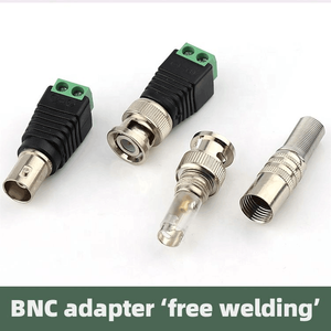 Conector hembra BNC de 12V, adaptador de vídeo <span class=keywords><strong>Balun</strong></span>, Conector de terminal BNC - Product Image 3
