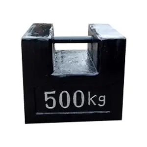500kg 1000kg Elevator Load Test Weights Cast Iron Counter Weight Crane