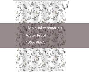 Cortina de Ducha Moderna de Lujo con Estampado Digital 3D de Vaca de Dibujos Animados, Poliéster Duradero, Estilo Occidental, Decoración de Baño, Venta al por Mayor - Product Image 6