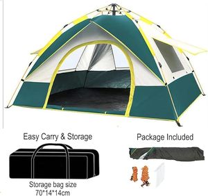 Carpa Familiar Portátil Extra Grande Impermeable Personalizada para 4-5 Personas, Carpa de Camping para Exteriores - Product Image 2
