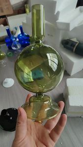 Custom-Made Glassware Vases in Art Deco Design Various Designs for Decorative Usage Multiple Colors <strong>Candle</strong> <strong>Holder</strong> Available - Product Image 5