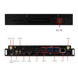 JWIPC Module <span class=keywords><strong>Ops</strong></span> Industriel Intel Core I5-12450H 4.40 GHz Mini <span class=keywords><strong>Pc</strong></span> Pour Tableau Blanc Interactif AX201 Wifi6 Noir Barebone X86 <span class=keywords><strong>Ops</strong></span> - Product Image 6