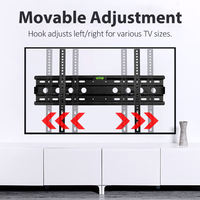 Soporte Universal para TV de 12-43 Pulgadas, Soporte de Pared Giratorio para Monitor LCD LED de Panel Plano, Retráctil y con Movimiento Completo