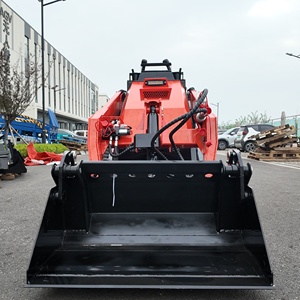 고성능 25HP 쿠보타 HM1000 디젤 엔진 EPA 인증 미니 스키드 스티어 로더 HM1000 트랙 크롤러 장착 미니 로더 - Product Image 6