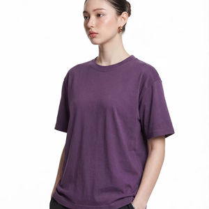 T-shirts pour hommes en coton 100% de haute qualité 245 g/m², personnalisables avec logo imprimé, coupe ample, grandes tailles, vente en gros - Product Image 1