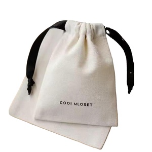 Sac de rangement pour pain en mousseline biologique écologique, avec cordon de serrage, logo personnalisé imprimé, pochette cadeau en coton - Product Image 1