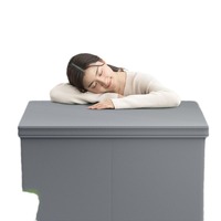 Boîte de rangement pliable boîte de rangement de couette de vêtements de ménage de grande capacité avec couvercle boîte de rangement pliante non tissée