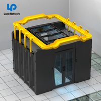 Ningbo Lepin fábrica personalizada pasillo frío puerta de cristal CAC IDC SMART CABINET 42U servidor Rack gabinete de red para módulo Centro de Datos