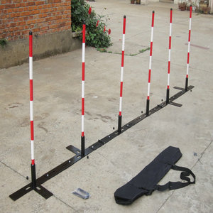 Equipo de Entrenamiento de Agilidad para Perros, Slalom de 6 Postes, Kits de Obstáculos para Perros, para Interiores y Exteriores - Product Image 5