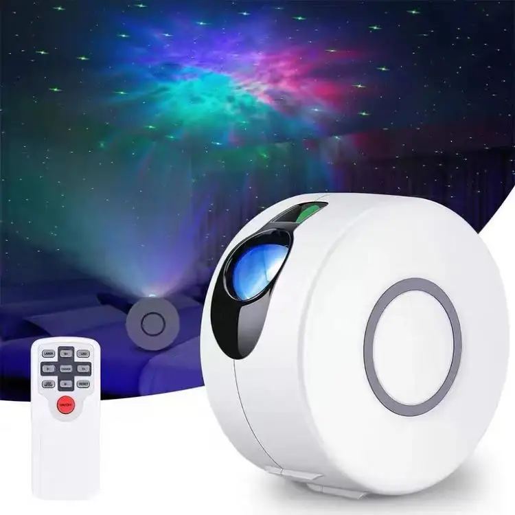 3D Dream Star Light Aurora Galaxy Projector Lamp Rotating Starry Sky Nebula Star Projector For Bedroom